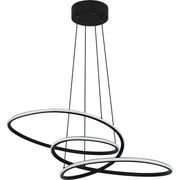 Quoizel PCOVD2827MBK Ovard LED Pendant, Matte Black Alternate Image.jpg