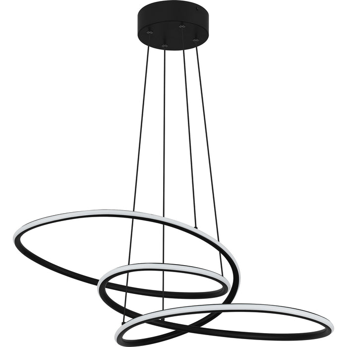 Quoizel PCOVD2827MBK Ovard LED Pendant, Matte Black Alternate Image.jpg