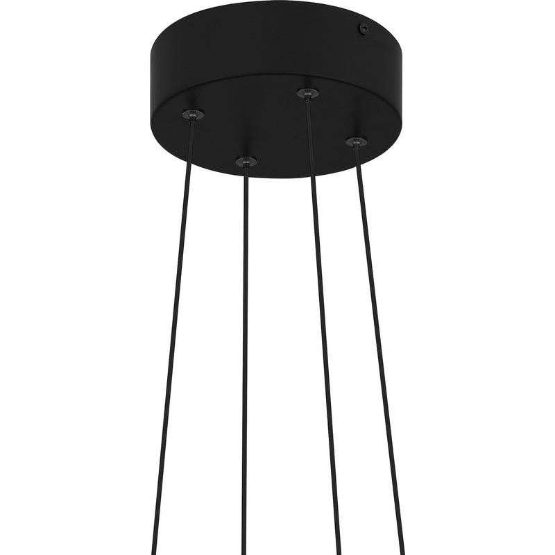 Quoizel PCOVD2827MBK Ovard LED Pendant, Matte Black Alternate Image.jpg