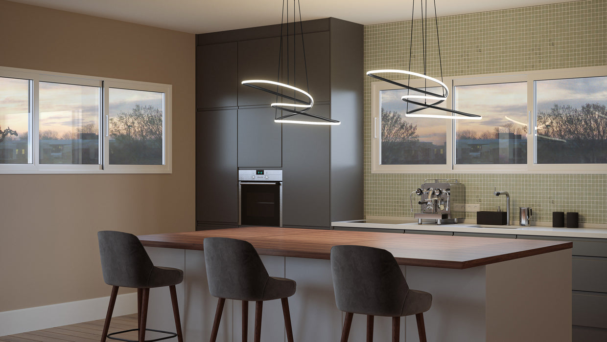 Quoizel PCOVD2827MBK Ovard LED Pendant, Matte Black Alternate Image 6.jpg