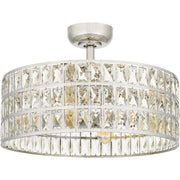 Quoizel QFA4046PK Quoizel Fandelier Four Light Fandelier, Polished Nickel Alternate Image.jpg