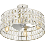 Quoizel QFA4046PK Quoizel Fandelier Four Light Fandelier, Polished Nickel Alternate Image 3.jpg