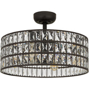 Quoizel QFA4046WT Quoizel Fandelier Four Light Fandelier, Western Bronze Alternate Image.jpg