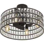 Quoizel QFA4046WT Quoizel Fandelier Four Light Fandelier, Western Bronze Alternate Image 3.jpg
