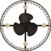 Quoizel QFA4046WT Quoizel Fandelier Four Light Fandelier, Western Bronze Alternate Image 4.jpg