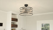 Quoizel QFA4046WT Quoizel Fandelier Four Light Fandelier, Western Bronze Alternate Image 8.jpg