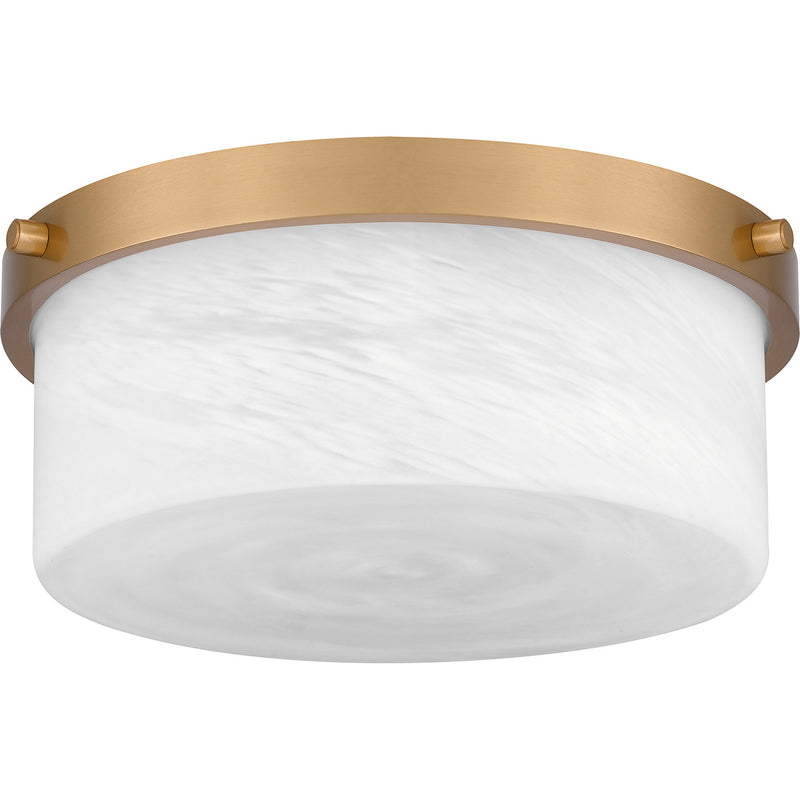 Quoizel QFL5590AB Quoizel Flush Mount Two Light Flush Mount, Aged Brass Alternate Image.jpg