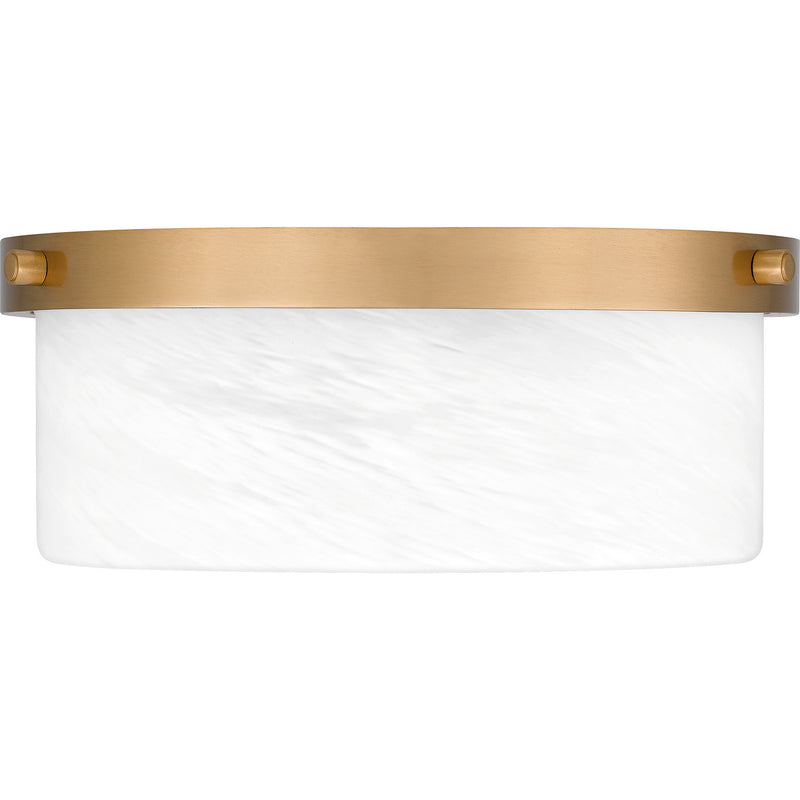 Quoizel QFL5590AB Quoizel Flush Mount Two Light Flush Mount, Aged Brass Alternate Image 2.jpg