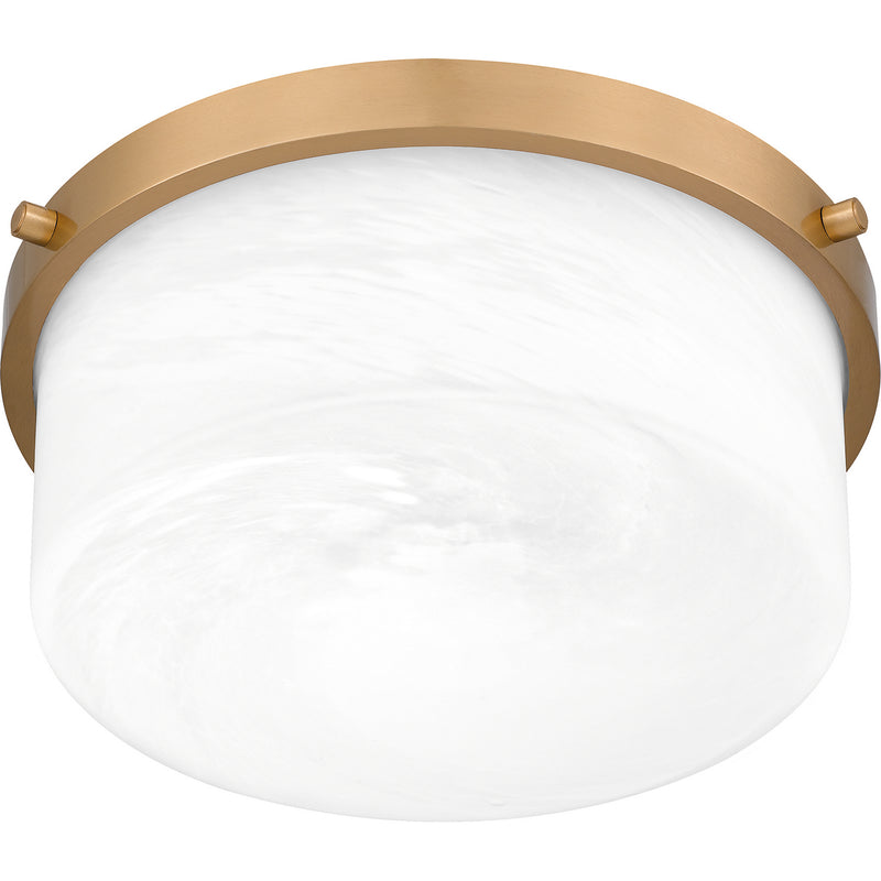 Quoizel QFL5590AB Quoizel Flush Mount Two Light Flush Mount, Aged Brass Alternate Image 3.jpg
