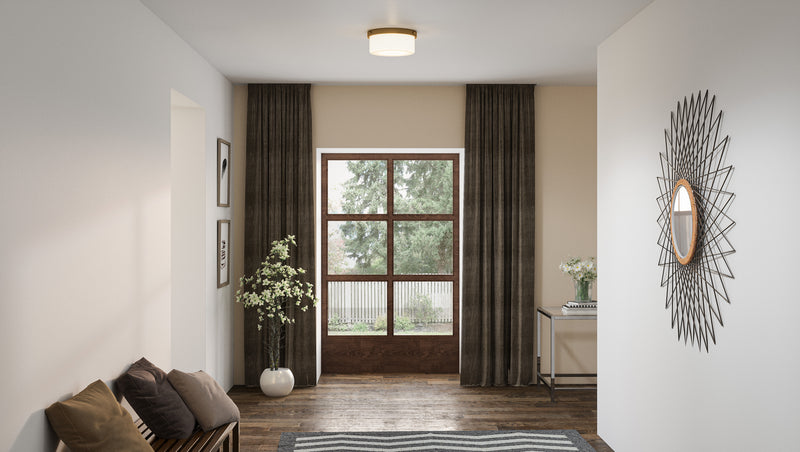 Quoizel QFL5590AB Quoizel Flush Mount Two Light Flush Mount, Aged Brass Alternate Image.jpg