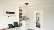 Quoizel QFL5636MBK Quoizel Flush Mount Three Light Flush Mount, Matte Black Alternate Image.jpg