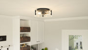 Quoizel QFL5636MBK Quoizel Flush Mount Three Light Flush Mount, Matte Black Alternate Image 6.jpg