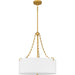 Quoizel QOP5606PB Quoizel Oversized Pendant Four Light Pendant, Painted Brass Alternate Image.jpg