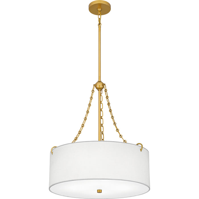 Quoizel QOP5606PB Quoizel Oversized Pendant Four Light Pendant, Painted Brass Alternate Image 3.jpg