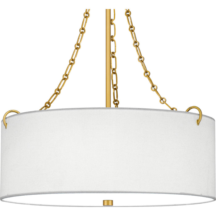 Quoizel QOP5606PB Quoizel Oversized Pendant Four Light Pendant, Painted Brass Alternate Image 4.jpg