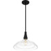 Quoizel QP5568MBK Grayton One Light Pendant, Matte Black Alternate Image 3.jpg