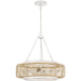 Quoizel QP5573AWH Quoizel Pendant Four Light Pendant, Antique White Alternate Image.jpg