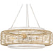 Quoizel QP5573AWH Quoizel Pendant Four Light Pendant, Antique White Alternate Image 4.jpg