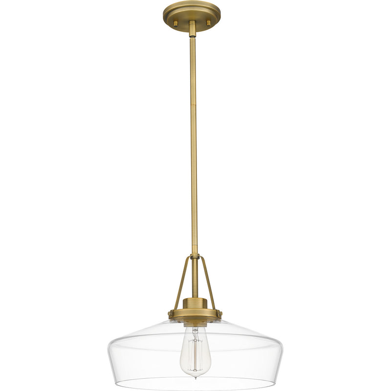 Quoizel QP5584AB Haven One Light Pendant, Aged Brass Alternate Image.jpg