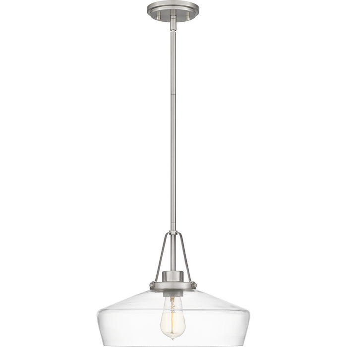 Quoizel QP5584BN Haven One Light Pendant, Brushed Nickel Alternate Image 2.jpg