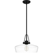 Quoizel QP5584MBK Haven One Light Pendant, Matte Black Alternate Image.jpg