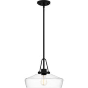 Quoizel QP5584MBK Haven One Light Pendant, Matte Black Alternate Image 2.jpg
