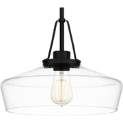 Quoizel QP5584MBK Haven One Light Pendant, Matte Black Alternate Image 4.jpg
