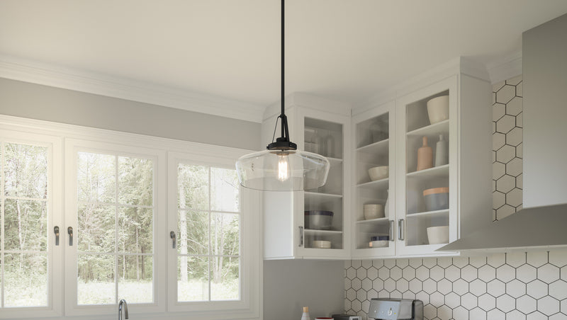 Quoizel QP5584MBK Haven One Light Pendant, Matte Black Alternate Image 7.jpg