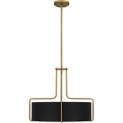 Quoizel QP5596AB Quoizel Pendant Four Light Pendant, Aged Brass Alternate Image 2.jpg