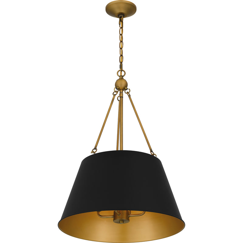 Quoizel QP5597MBK Quoizel Pendant Four Light Pendant, Matte Black Alternate Image 3.jpg
