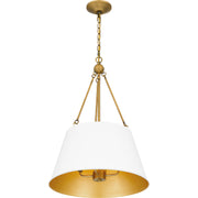 Quoizel QP5597W Quoizel Pendant Four Light Pendant, White Lustre Alternate Image 3.jpg