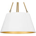 Quoizel QP5597W Quoizel Pendant Four Light Pendant, White Lustre Alternate Image 4.jpg