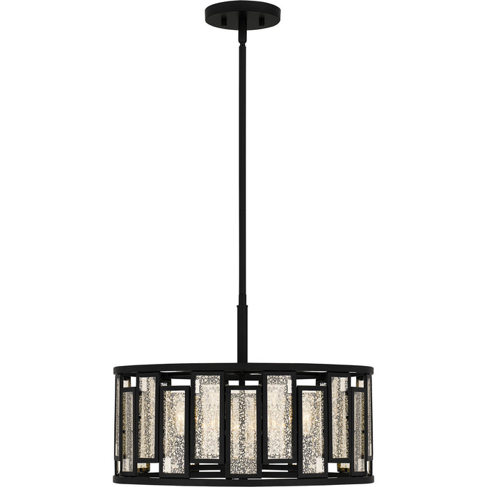 Quoizel QP5600MBK Quoizel Pendant Four Light Pendant, Matte Black Alternate Image 2.jpg