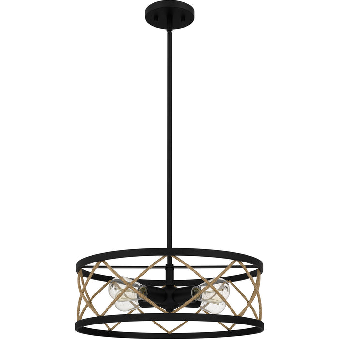 Quoizel QP5632MBK Quoizel Pendant Four Light Pendant, Matte Black Alternate Image.jpg