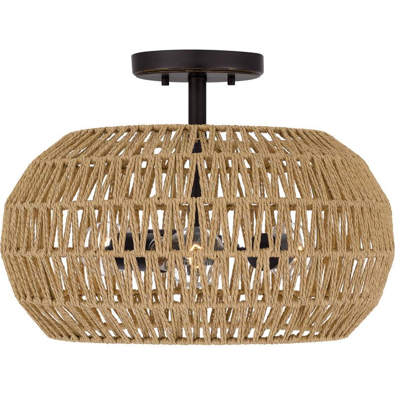 Quoizel QSF4034PN Quoizel Semi-Flush Mount Three Light Semi Flush Mount, Palladian Bronze Alternate Image 2.jpg
