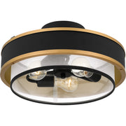 Quoizel QSF5572EK Quoizel Semi-Flush Mount Three Light Semi Flush Mount, Earth Black Alternate Image 3.jpg