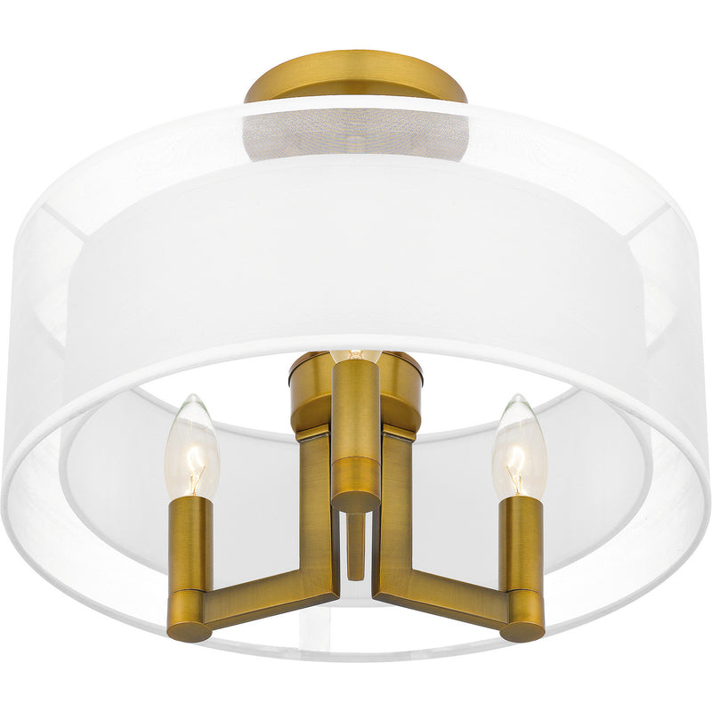 Quoizel QSF5576AB Quoizel Semi-Flush Mount Three Light Semi Flush Mount, Aged Brass Alternate Image 3.jpg