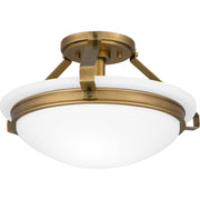 Quoizel QSF5581WS Quoizel Semi-Flush Mount Two Light Semi Flush Mount, Weathered Brass Alternate Image 3.jpg