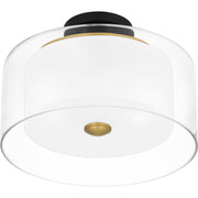 Quoizel ROW1714MBK Rowland Two Light Semi Flush Mount, Matte Black Alternate Image 3.jpg