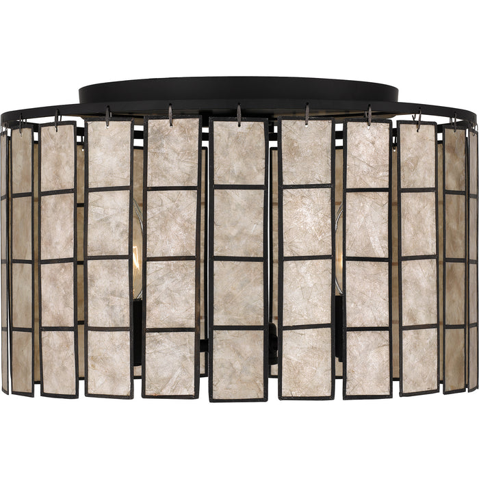 Quoizel SGLM1714MBK Seigler Three Light Semi Flush Mount, Matte Black Alternate Image 2.jpg