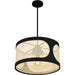 Quoizel SYA2818MBK Syrah Three Light Pendant, Matte Black Alternate Image 3.jpg