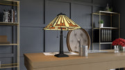 Quoizel TF5621MBK Tiffany Two Light Table Lamp, Matte Black Alternate Image.jpg