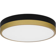 Quoizel WLN1611MBKG Weldin LED Flush Mount, Matte Black Gold Alternate Image.jpg