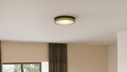 Quoizel WLN1611MBKG Weldin LED Flush Mount, Matte Black Gold Alternate Image 6.jpg