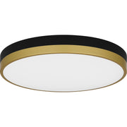 Quoizel WLN1615MBKG Weldin LED Flush Mount, Matte Black Gold Alternate Image.jpg