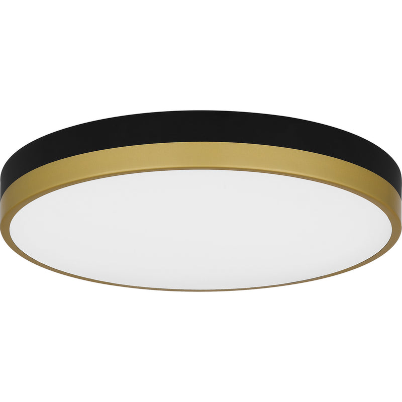 Quoizel WLN1615MBKG Weldin LED Flush Mount, Matte Black Gold Alternate Image.jpg