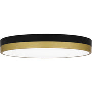 Quoizel WLN1615MBKG Weldin LED Flush Mount, Matte Black Gold Alternate Image 2.jpg