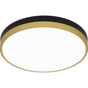 Quoizel WLN1615MBKG Weldin LED Flush Mount, Matte Black Gold Alternate Image 3.jpg
