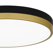Quoizel WLN1615MBKG Weldin LED Flush Mount, Matte Black Gold Alternate Image 4.jpg
