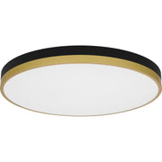 Quoizel WLN1620MBKG Weldin LED Flush Mount, Matte Black Gold Alternate Image.jpg